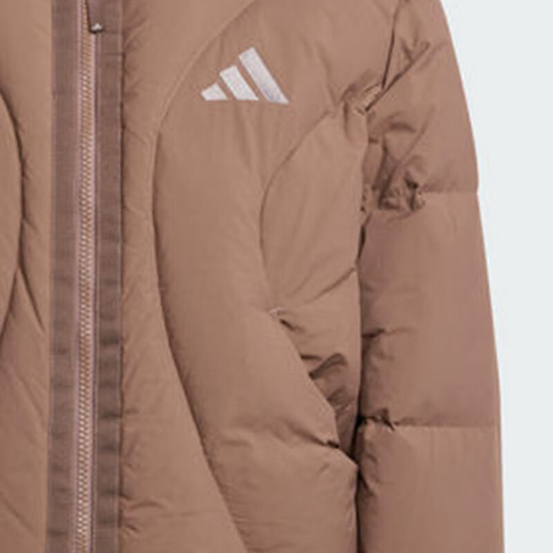 Adidas Women's Winter Regular Duck Down 600 Fill Power Blue Stand Collar down Jacket, JG5933 A/XL 10
