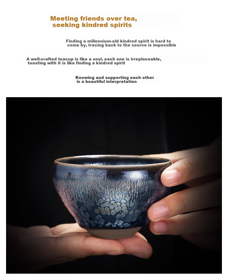 Danyi Intangible Cultural Heritage Tea Cup, Master Cup, Companion Cups, Tea Set Gift for Friends And Teachers 2