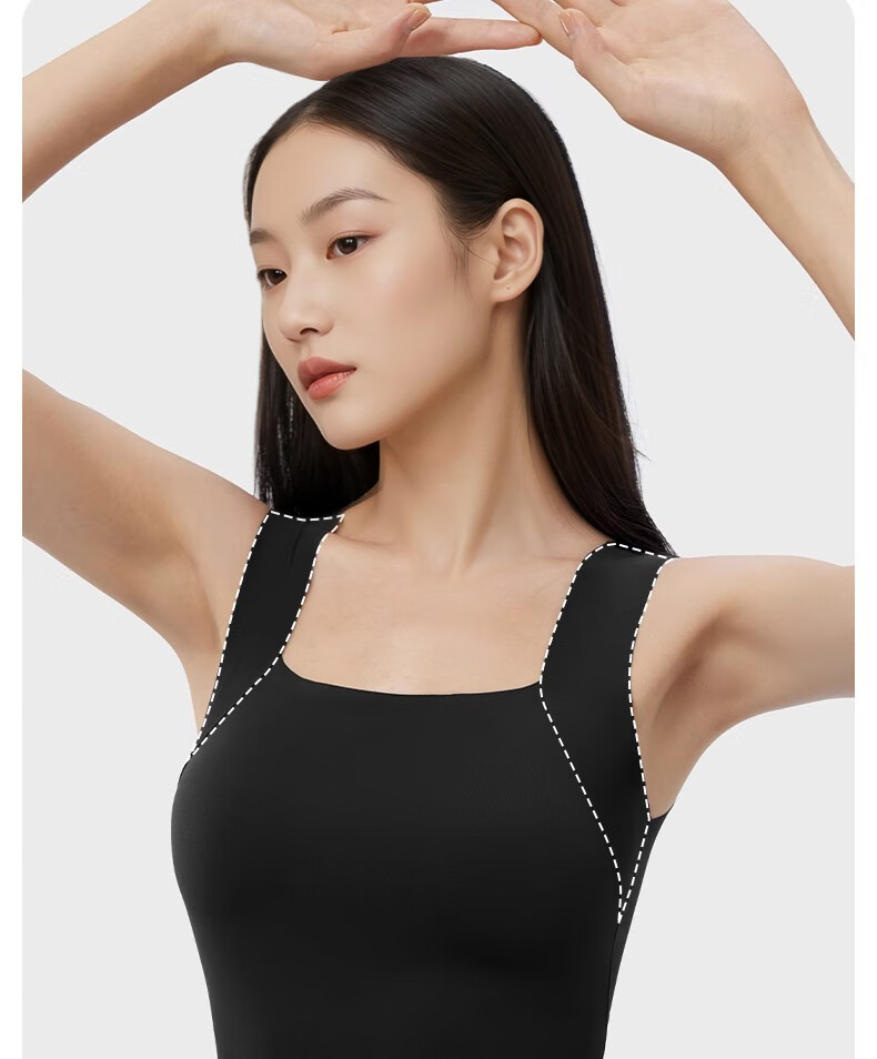 Herbal Original Thermal Vest for Women Autumn Shirt with Built-in Chest Pad Camellia Oil Hyaluronic Acid Slim Fit Base Layer Outerwear 7