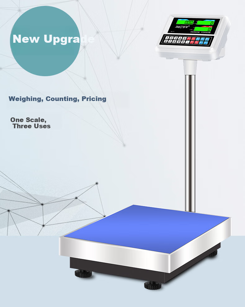 Yingheng Precise Electronic Scale, Platform Scale for Market Use, High-Precision Foldable Electronic Scale, Pricing Scale, Weighing Scale, 150kg Capacity 1