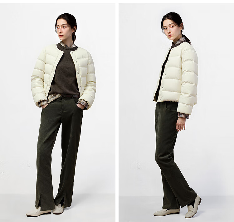 Semir down Jacket for Women, Winter Lightweight, 90% Down, Flower Bud Design, 025 Layering Loose Fit, Contrasting Colors, 109725113032 6