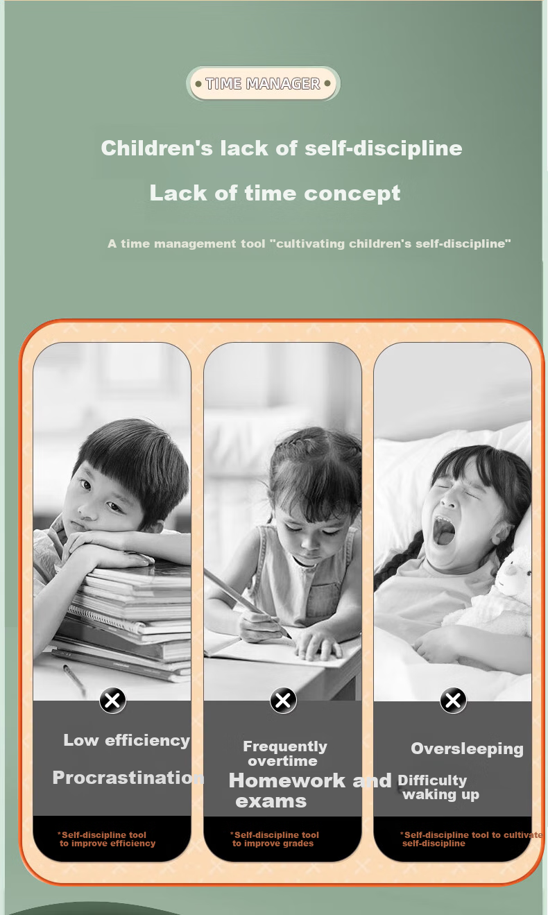 Beianxing Kitchen Timer, Time Management Device, Visual Kitchen Timer, Children's Learning-Specific Countdown Reminder, Alarm Clock, Rechargeable Model, Visual Gift 3