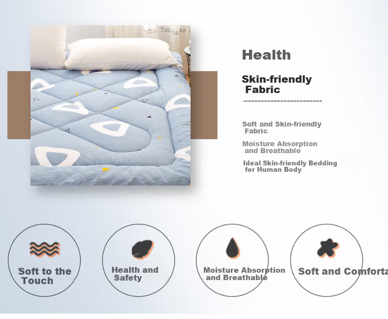 Yunjin Cotton Mattress Pad, Xinjiang Cotton Wadding Mattress, All-Cotton Bed Mat, Double Warm Quilt, 5 Jin, 180*200 Cm, Jinguang 4