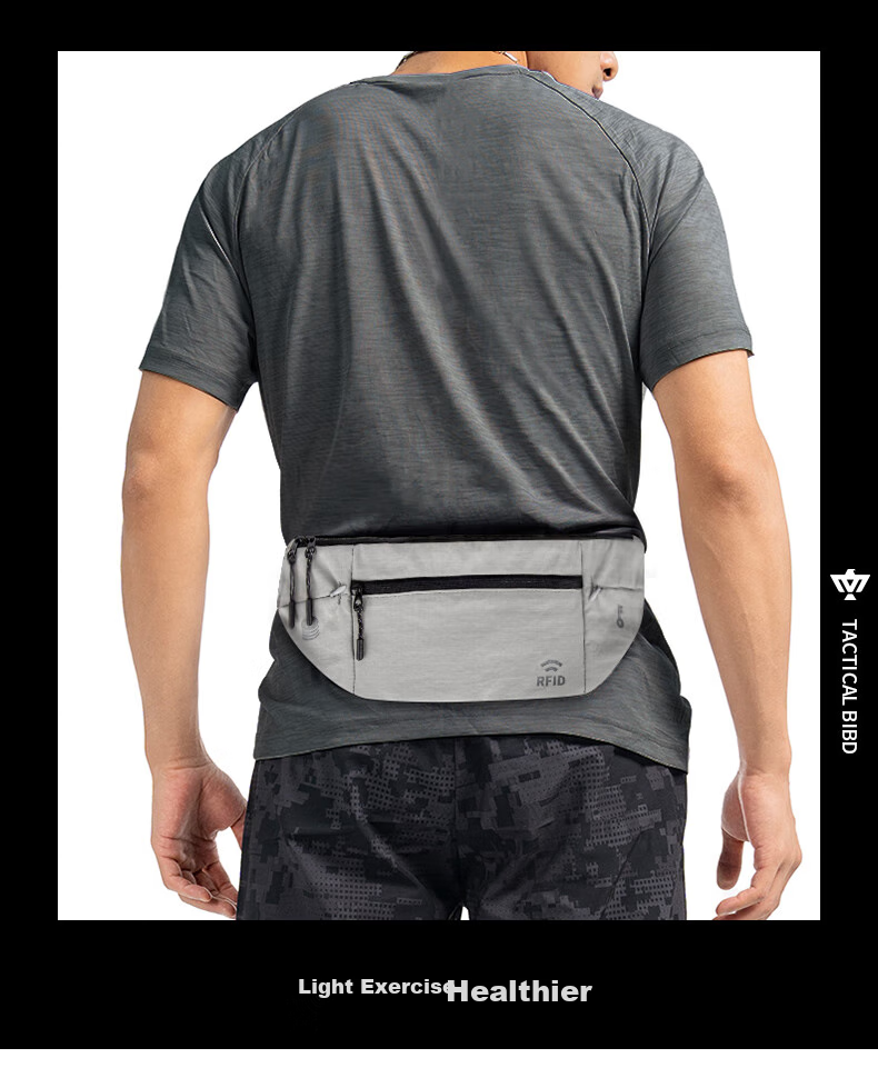 Zhanshuniao RFID | Anti-Theft Waist Bag for Travel, European Tour Invisible Crossbody Bag, Lightweight Phone And Key Holder 8
