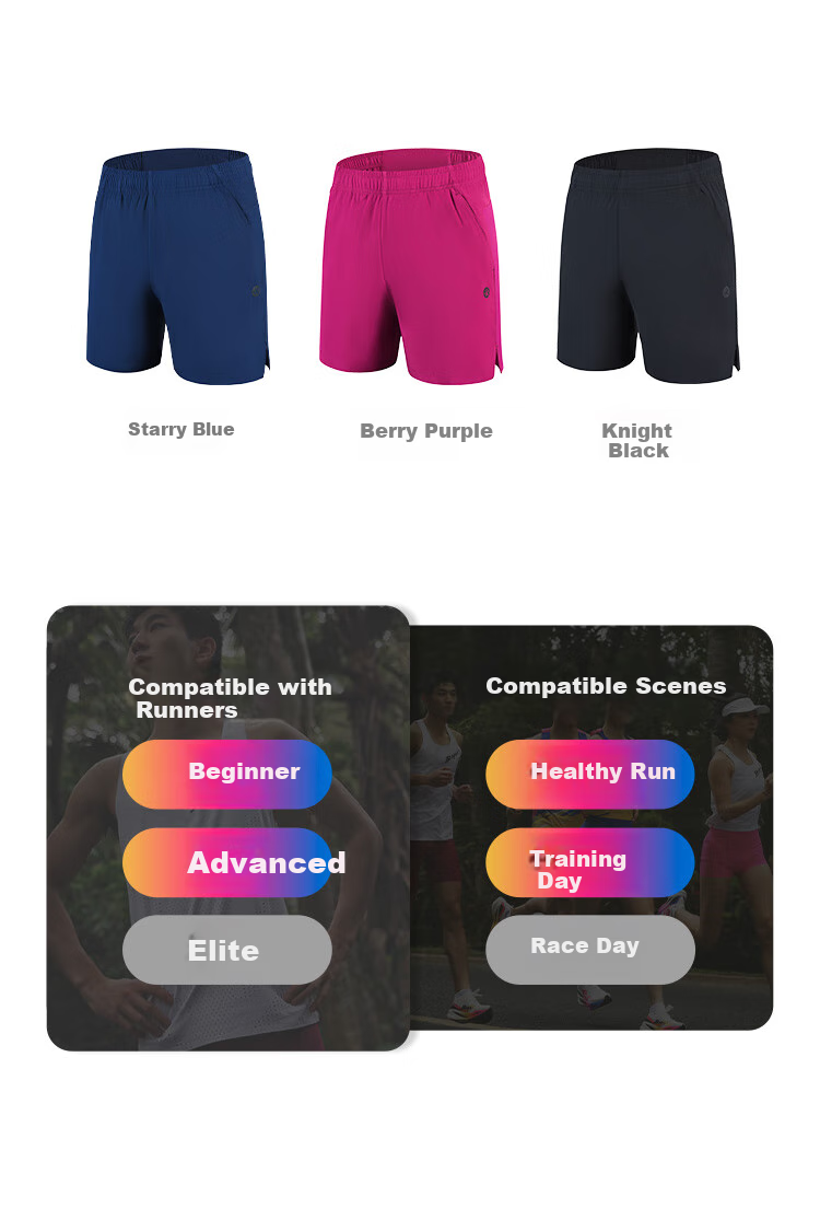 Bmai Bmai Running Fitness Training Shorts for Men, Spring And Summer Commute Jogging, Phone-Pocketable Quick-Drying Pants for Me 3