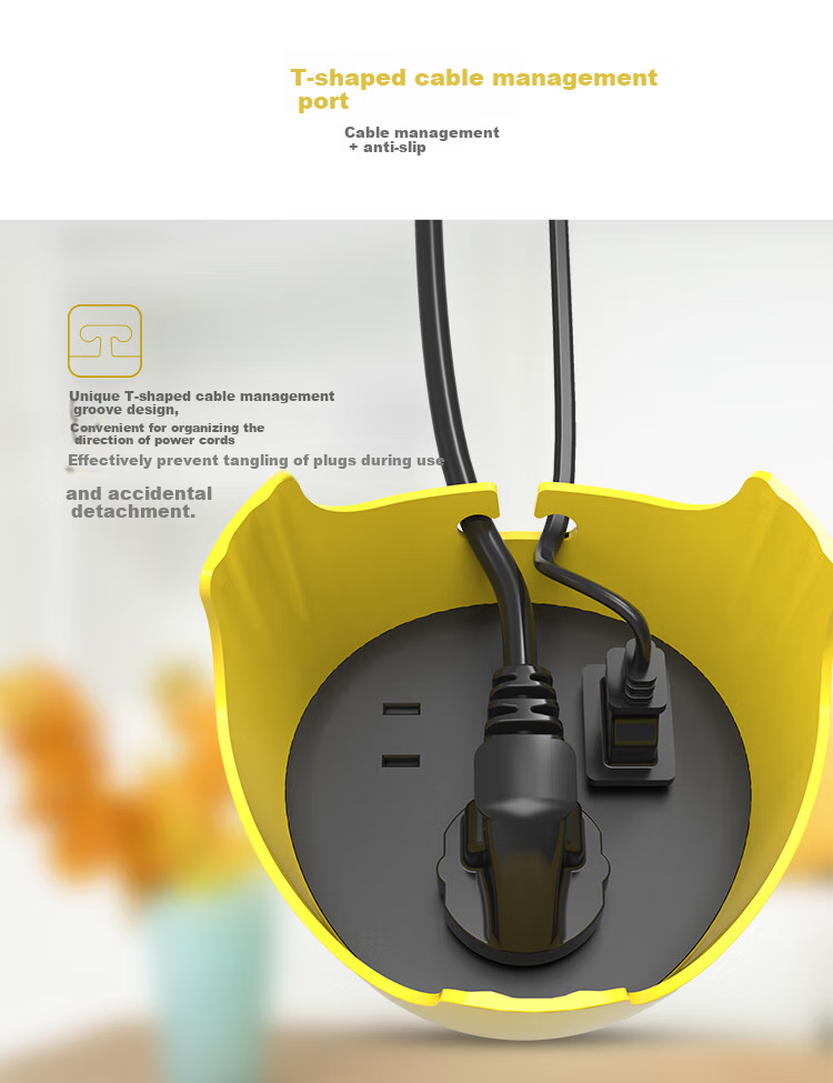 BULL High Protection Dust-Proof Socket Extended Extra Long Extension Cord Power Strip/Power Strip with Large Spacing Holes, Hanging-Ready GN-C3210, Total Length 20 Meters 5