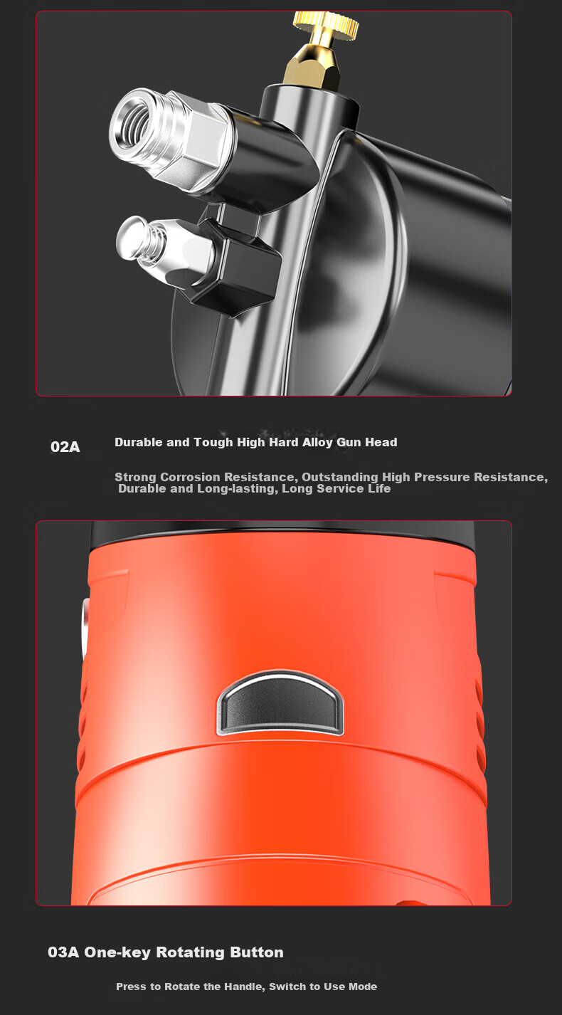 DELIXI Electric Grease Gun, 21V/24v Fully Automatic Caterpillar Filling Machine, High-Pressure Lithium Battery Excavator, Suire Model, 2Ah 17