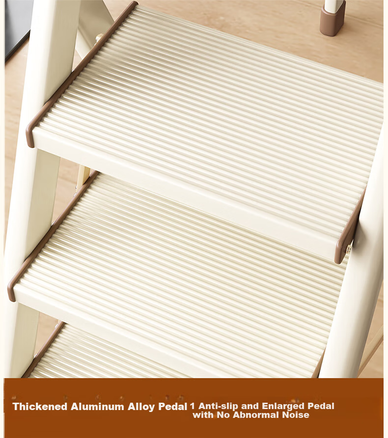 Yilinju Ladder, A-Frame Ladder for Home Use, Foldable Aluminum Alloy Ladder, Clothes Drying Rack with Two-In Desig 11