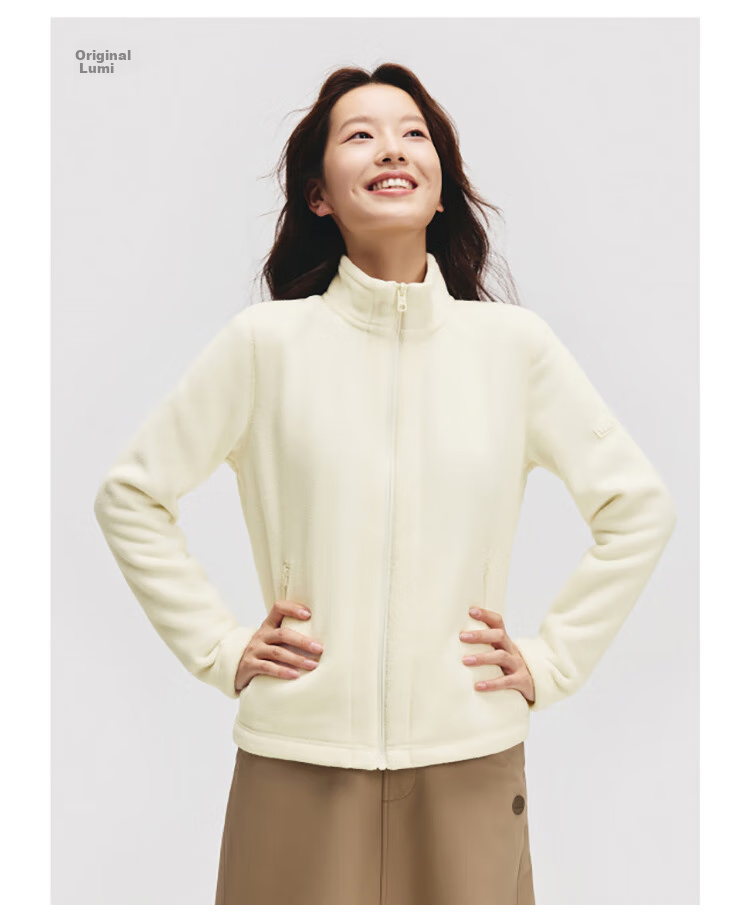 Beneunder Women's Fleece Jacket, Early Autumn New Style, Sherpa Casual Fleece Inner Layer, Outdoor Windproof Thin Jacket PM028 29