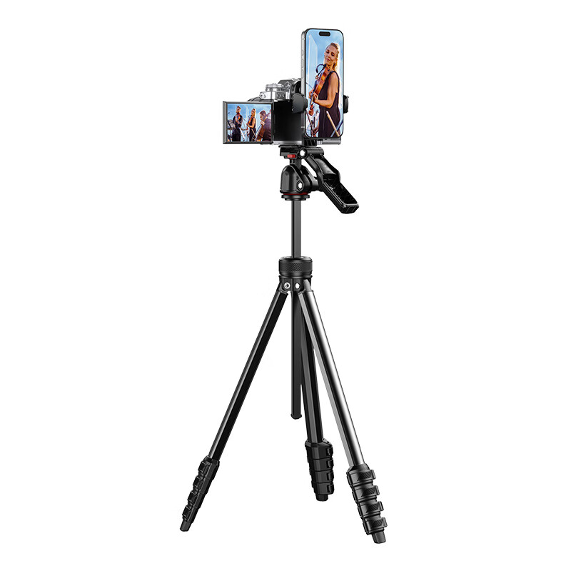 Llano Capture Pro Dual-Position Camera Tripod Concert Phone Mount DSLR Mirrorless Professional Multi-Functional Portable Outdoor Selfie Live Streaming Stand