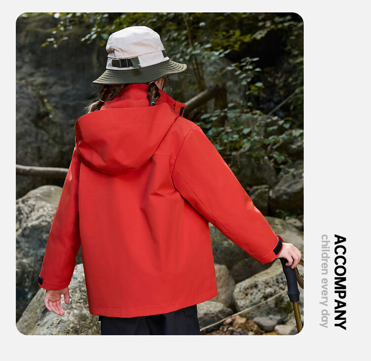 ASK JUNIOR Kids Long Sleeve Jacket Unisex Autumn Windproof Outdoor Running Sports Hiking Coat 3