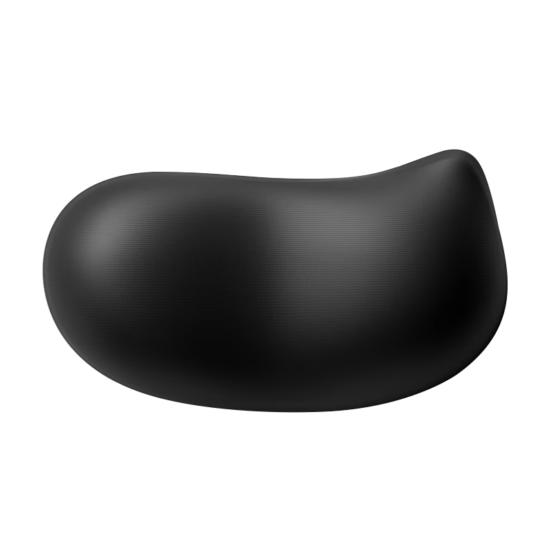 KPTE Ergonomic Wrist Support Mouse Pad Gradient Silicone Non-Slip Waterdrop Mouse Mat for Women Black