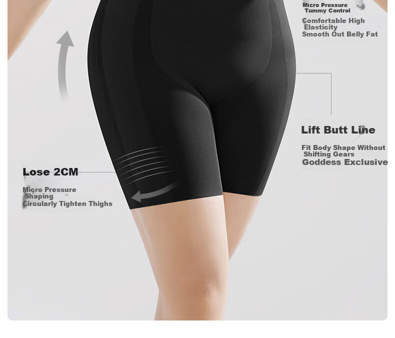 Guniangjia Tummy Control And Butt-Lifting Pants, No Need for Underwear, Seamless High-Waist Shaping, Comfortable Waist-Cinching Shapewear, Tummy Control for Plus Sizes 4
