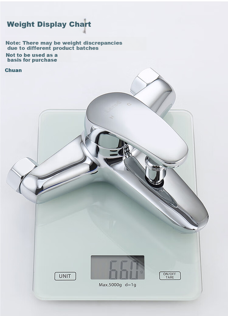 Larsd Shower Faucet Mixer Valve Set, Bathtub Mixer Tap Set, Bathroom Hot And Cold Shower Switch LD5003T 20