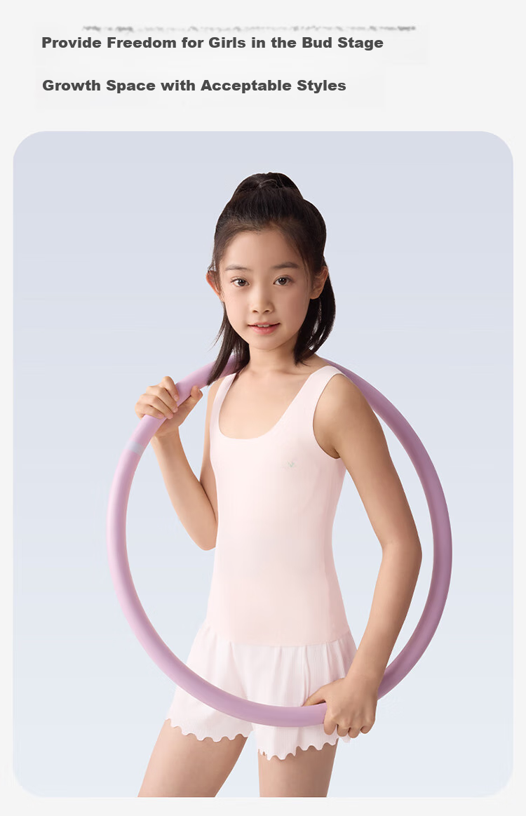 Jiusuiban Children's Vest for Girls, Size 120s, Jinmo, for Ages 8-10, Puberty Bra with Padding, School Uniform, Nipple Covers, Underwear 8