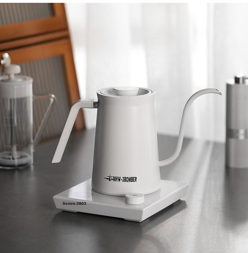MHW-3BOMBER Assassination Bomber Temperature-Controlled Pour-Over Kettle, Electric Heating Pour-Over Flow Control Smart Coffee Kettle, Home Electric Water-Heated Tea Maker 37