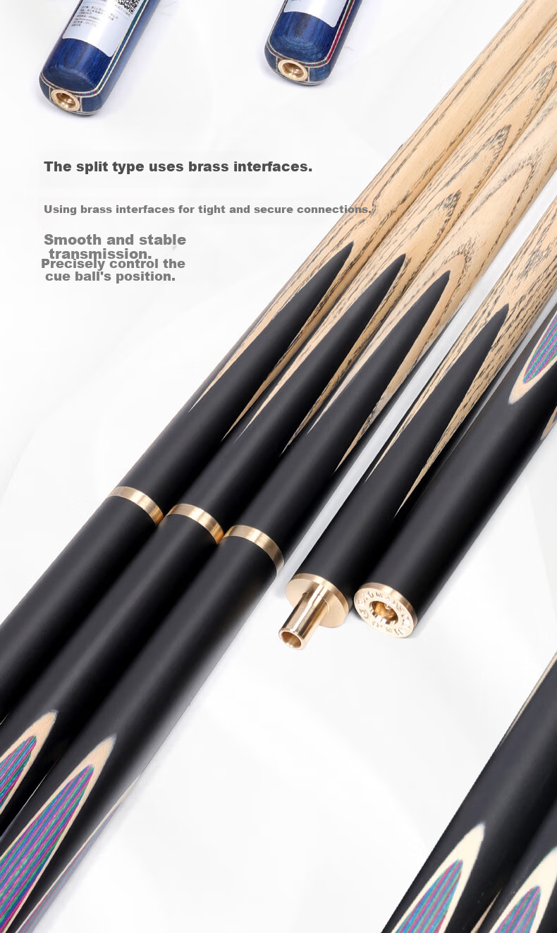 Aomi New Enlightenment Pool Cue, Black 8 Snooker Cue Set, Small Tip, 16 Color Black Eight Ball Cue, Snooker Billiard Cue 13