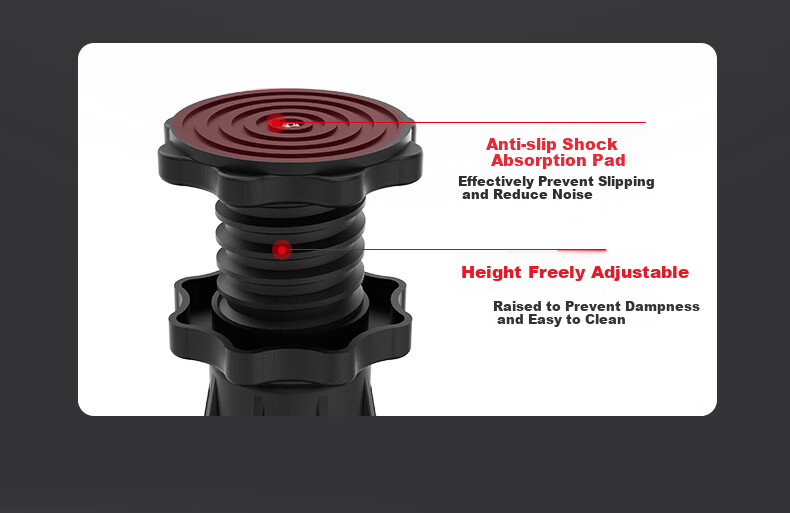 Beishi Washing Machine Base, Universal Base for Impeller And Drum Washers, Height-Increasing Foot Pad Stand, Refrigerator And Washing Machine Riser, Suitable for 10-12KG Washers, 12 Large Feet 14
