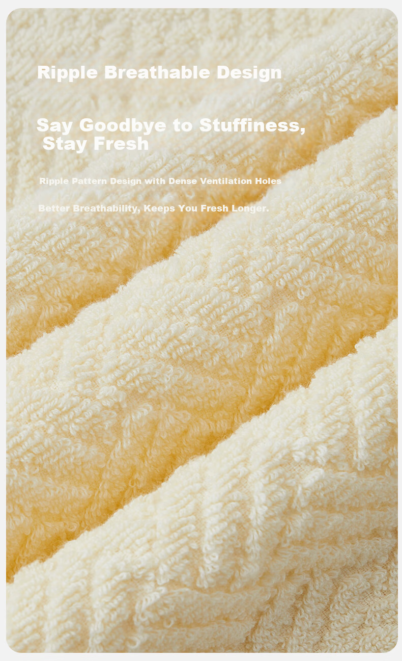Hengyuanxiang Class A Antibacterial Towel, Pure Cotton Face Washing Towel, Home Use, Soft Absorbent, Brushed Surface, 4-Pack, 2 Meters + 2 Brow 10