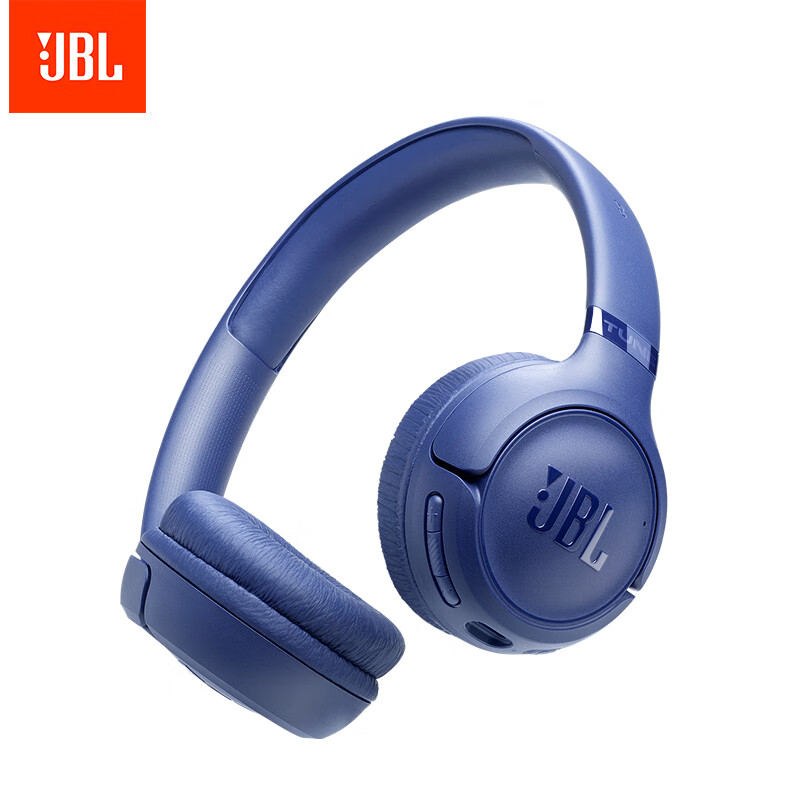 JBL TUNE530BT Over-Ear Bluetooth Wireless Headphones Noise-Cancelling Headset for Calls Mobile Computer Laptop Blue