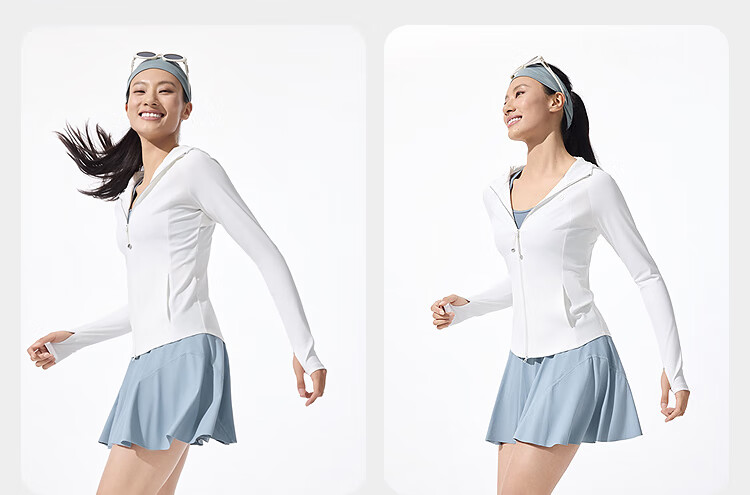 Bosideng Summer National Standard Fashion Original Yarn Sunscreen Women's UV Protection Slim Fit Moisture-Wicking Quick-Dry Travel Outerwear 27