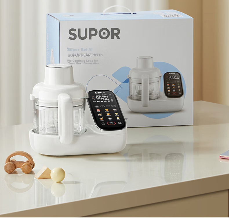 SUPOR Baby Food Processor, Steaming And Cooking All-In Rice Paste Maker, Baby Food Preparation Machine FB12S 26