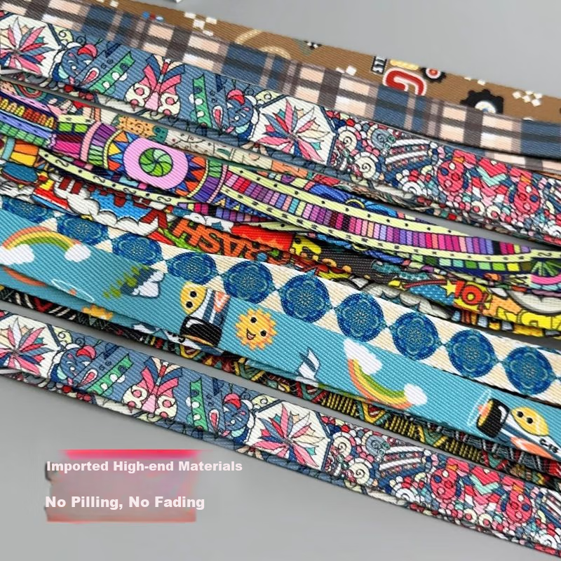 Dipuer Phone Strap, Neck Strap, Crossbody Strap, Vintage Phone Strap, Phone Case Pad, Clip, Anti-Loss Strap, Neck Strap Patch, Anti-Theft Strap [Beilu Qinglan] 3