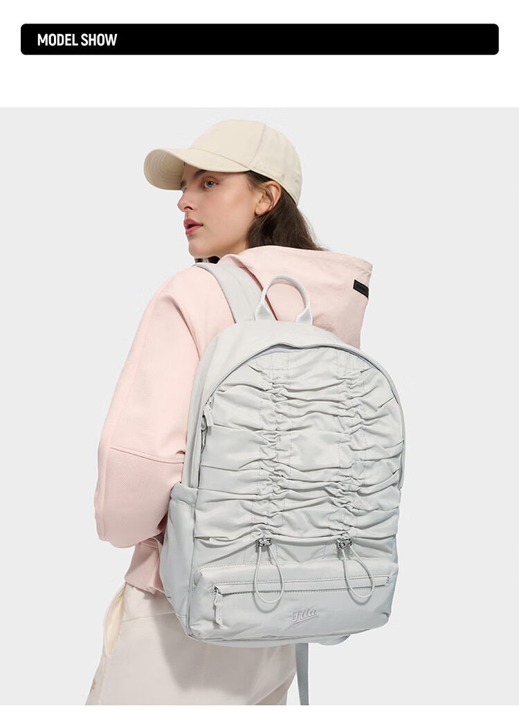 FILA FUSION FILA Trendy Women's Backpack 2025 Winter Fashion Casual Laptop Backpack 4