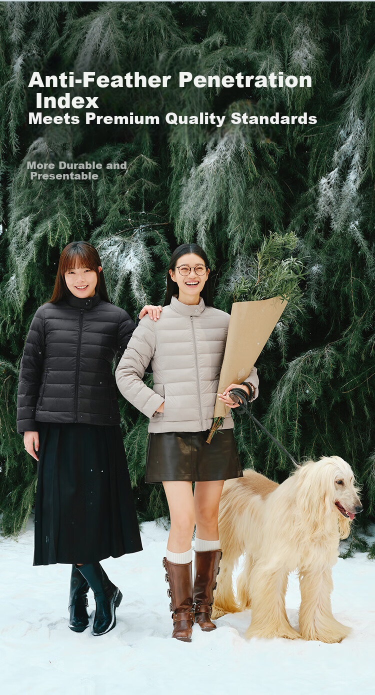 JD Jingzao Women's Lightweight Down Jacket Fashion Versatile Winter 2025 Thick Warm Coat Soft Mist Gray XL 8