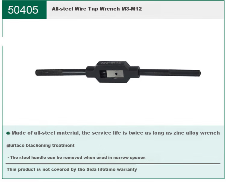 SATA Ratchet Tap Wrench M3-M6 50403 4