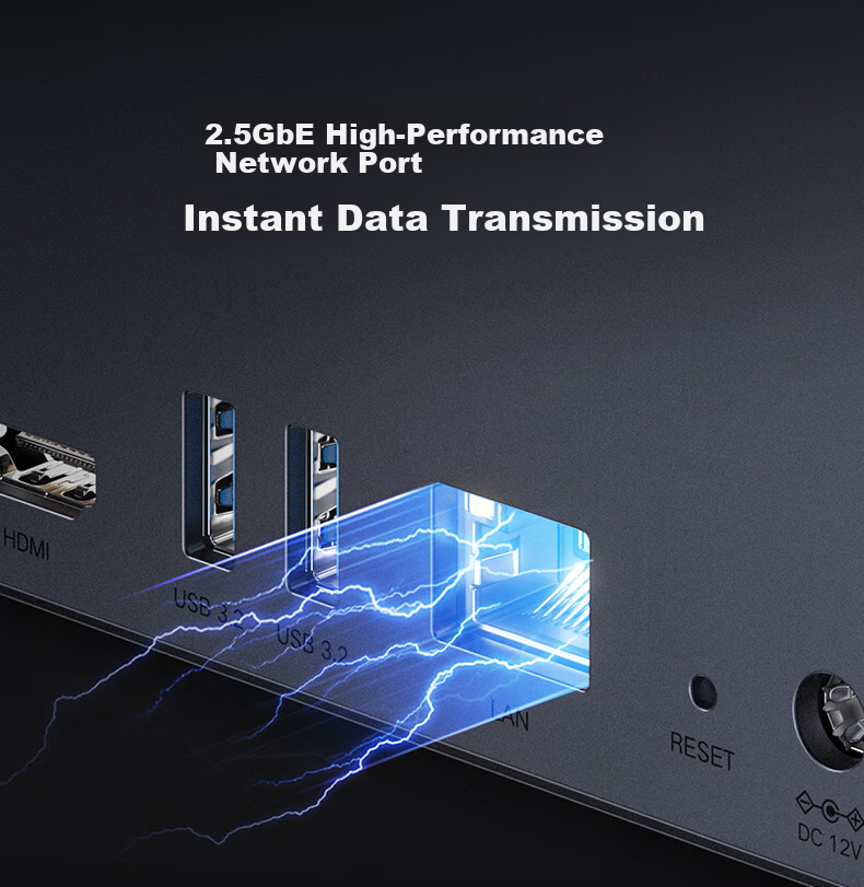 UGREEN Private Cloud DH4300Plus 8GB Version 32TB Four-Bay NAS Smart Home Storage Personal Cloud Hard Drive Network Server Mobile NFC Connection AI Photo Album Tablet Expansio 9