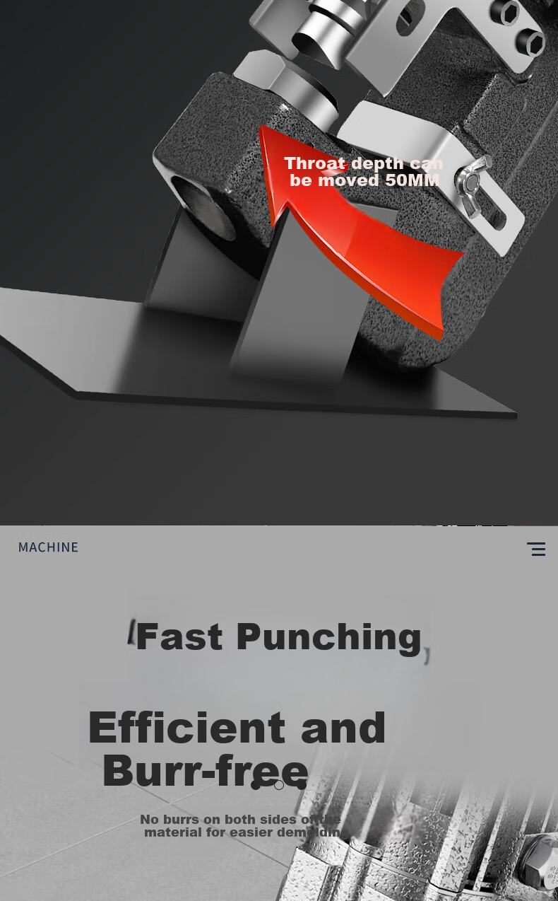 Anjingxiong Electric Hydraulic Punch Machine, Angle Steel And Channel Steel Puncher, Portable Small Angle Iron Stainless Steel Photovoltaic Hole Punching Tool 17