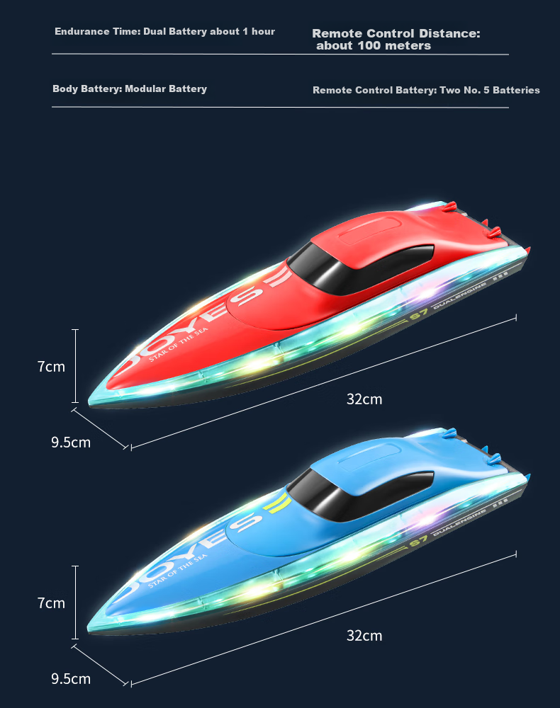 4DRC Remote Control Boat, High-Speed Speedboat, Electric Warship, Water Beach Outdoor Toy, Children's Cruise Ship, Birthday Gift for Young Boys 14