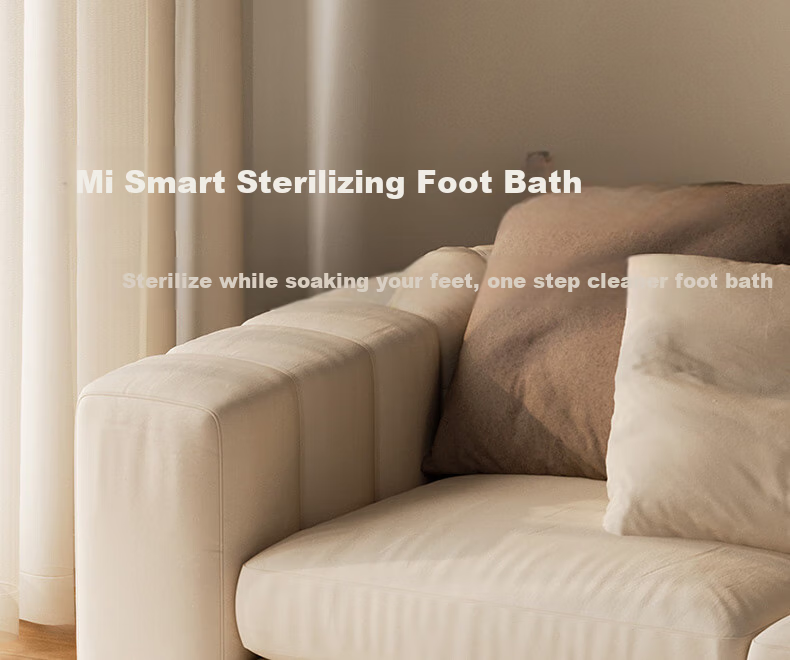 Mijia Xiaomi Foot Soaking Bucket, Fully Automatic Massage And Heating Foot Bath, Smart Sterilization Foot Spa Basin, High-Depth Calf-Washing Tub for Home Use, Birthday Gift for Mom Or Elderly 1
