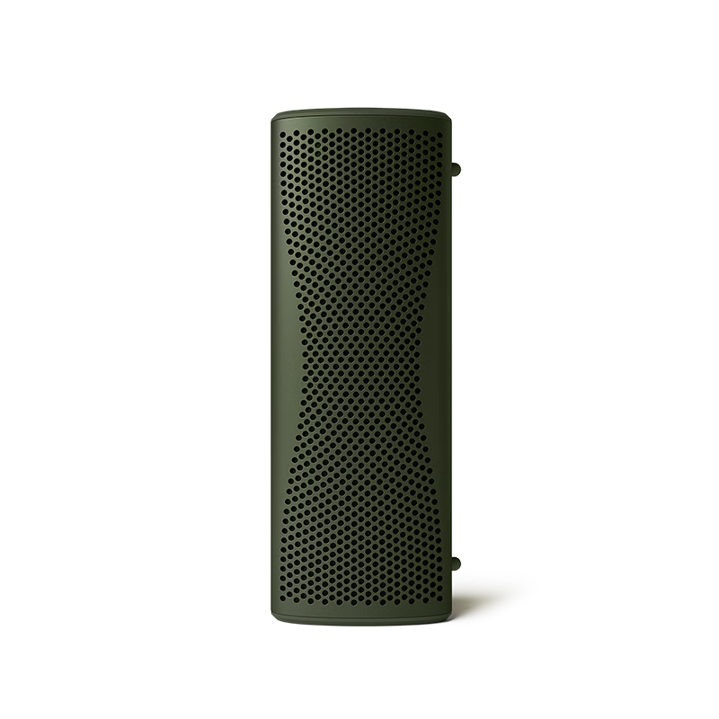 KEF Muo New Wireless Bluetooth Portable Speaker Outdoor Dustproof Waterproof Home HiFi Long Battery Life High Fidelity Small Speaker Forest Green New Year Gift Subsidy