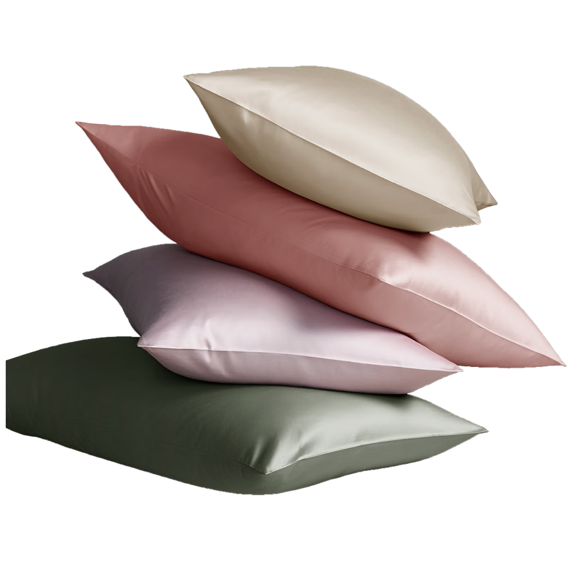 MIDO HOUSE Pure Cotton 100-Count Sateen Pillowcase Class A Washable Pillow Cover Four Seasons Random Single Piece
