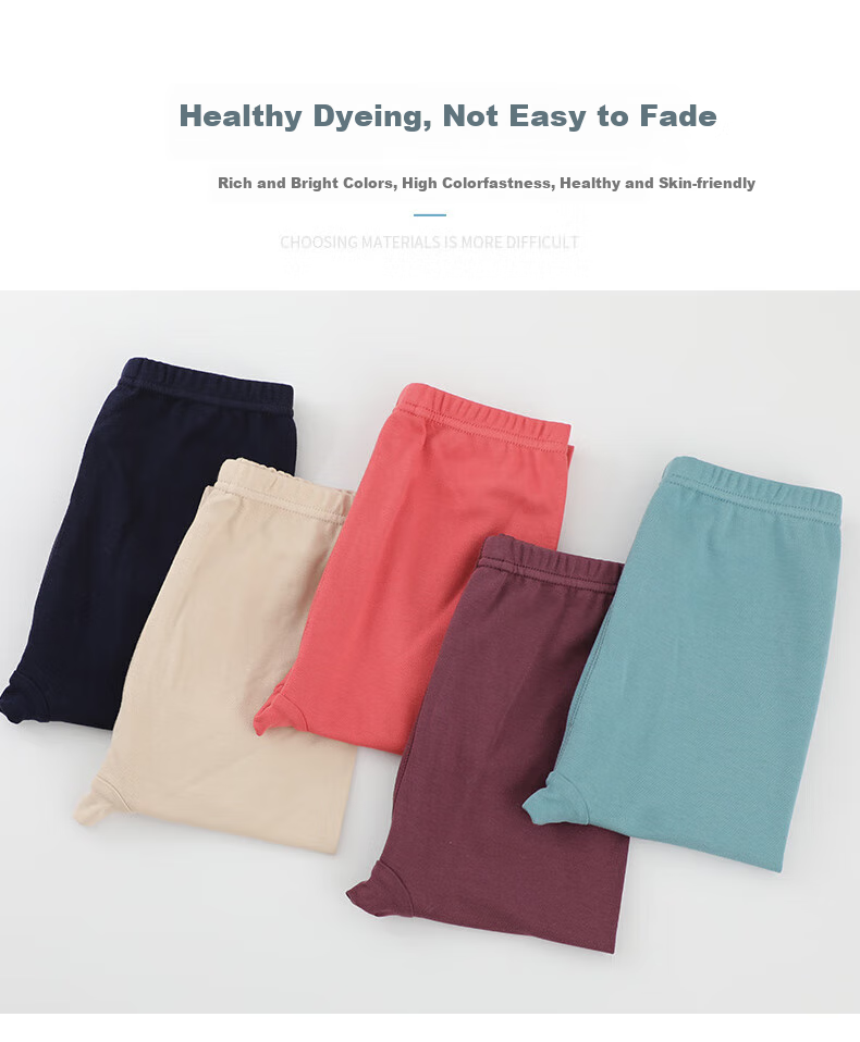 Hengyuanxiang Children's Autumn Long Johns, Boys' Thermal Underwear, Thin Cotton Style, Single Piece Autumn Pants, for Older Children, All-Cotton Thermal Base Layer, Cotton Thermal Pants 7