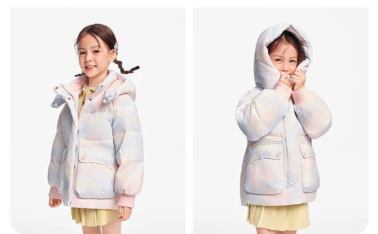 BOSIDENG Off-Season Winter Duck Down Jacket 5A Antibacterial Thickened Hooded Coat for Men, Women, and Children 9