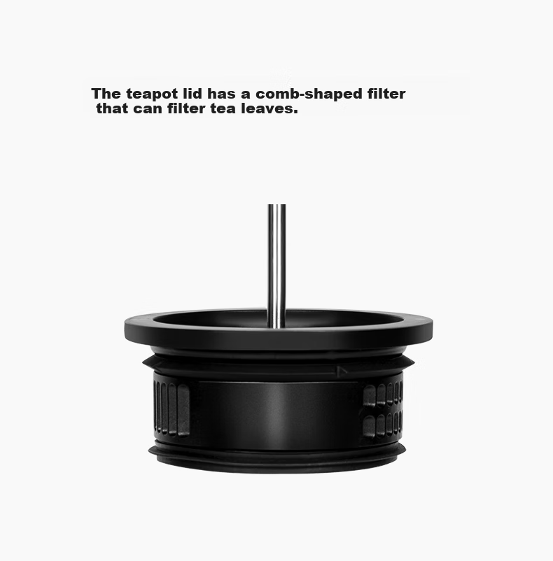 Timemore Small U French Press 450ml, Pour-Over Coffee Maker, Glass Coffee Filter Cup, French Press 4