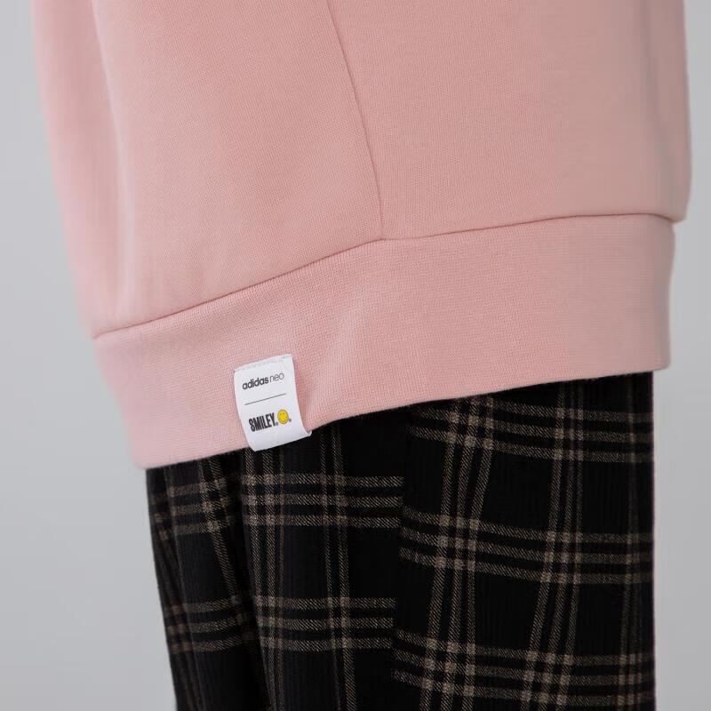 Adidas NEO Women's Sportswear Knitted Hoodie Pullover H45535 Pink L 7