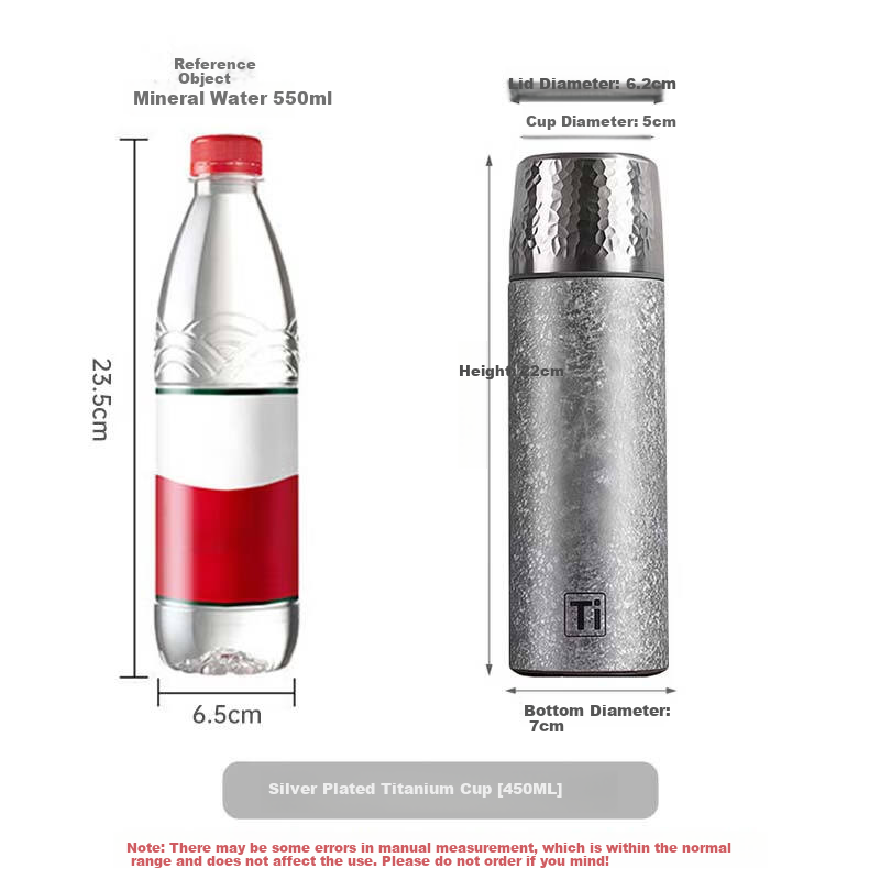 Jiwusenlin Titanium-Coated Insulated Mug, Business Portable High-End Tea Infuser Cup for Men And Women, Qixi Valentine's Day Gift