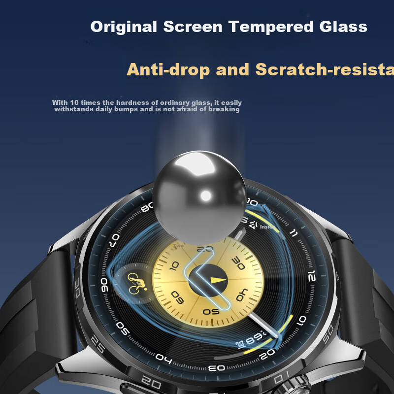 Защитная пленка для экрана Smorss из закаленного стекла для Huawei Watch GT6 (46 мм), 2 шт.