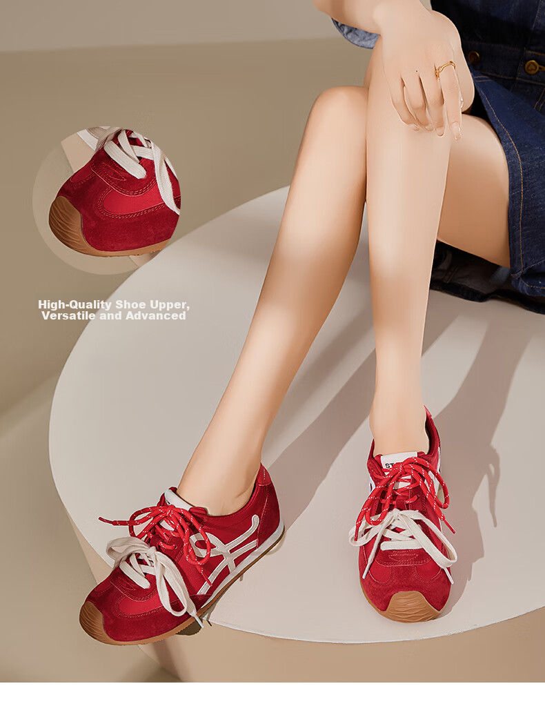St&Sat Thick-Soled Training Shoes for Women, Summer 2026 New Style, Height-Increasing Soft Sole, Comfortable Classic Versatile Forrest Gump Casual Sneakers 3