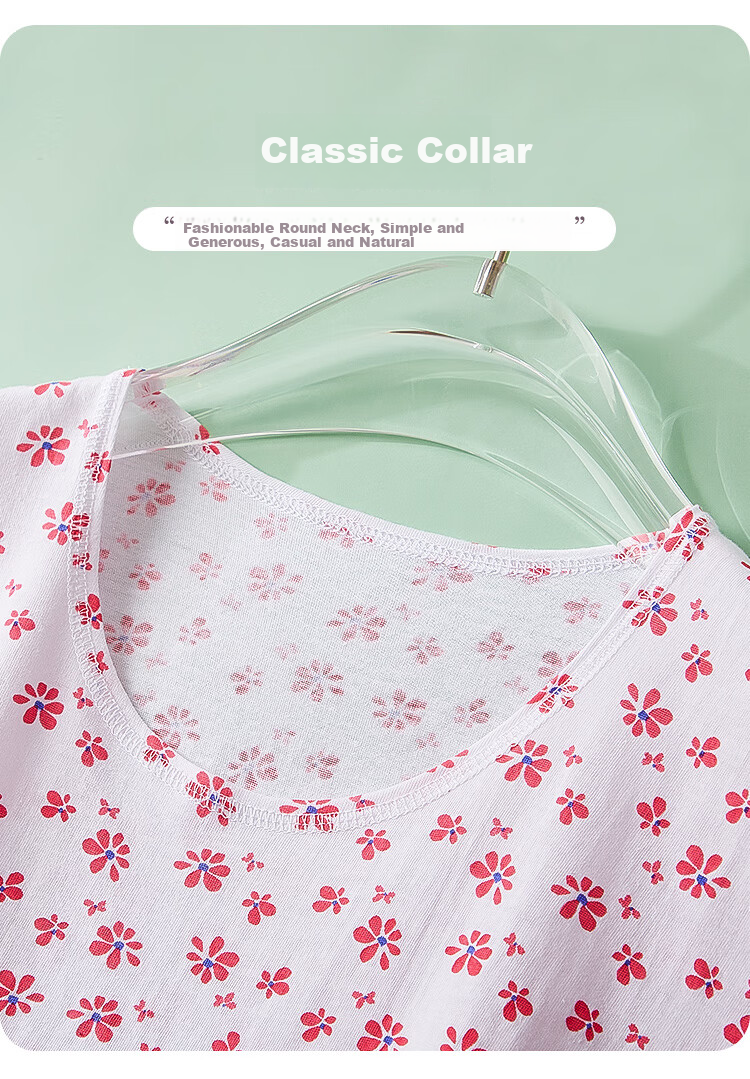 Hengyuanxiang [Pure Cotton] Middle-Aged And Elderly Women's Vest, Can Be Worn As Outerwear Or Undershirt, Loose Casual Vest for Seniors, Red Floral Patter 7