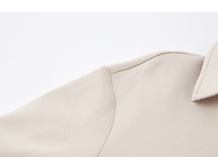 Demana [Soft 280G Air Layer] Autumn Smart Sense Light Stripe Splicing V-Neck Collar Women's Sweatshirt Top 2