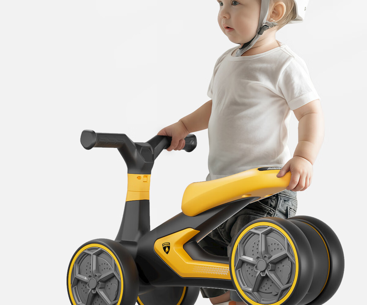 AUTOMOBILI LAMBORGHINI Kids Balance Bike for 1-3 Years Old Boys and Girls Birthday and New Year Gift Toddler Walker Scooter 3