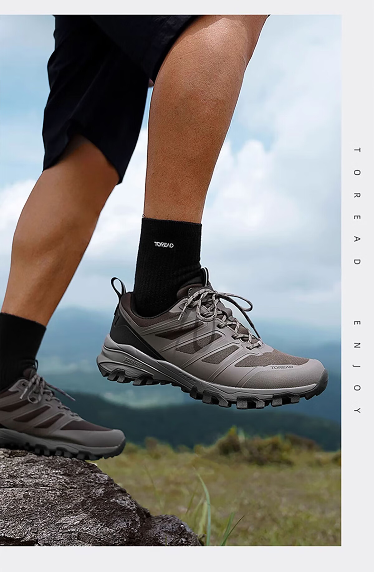 TOREAD Waterproof Hiking Shoes for Men, Autumn And Winter Outdoor Mountaineering Shoes, Non-Slip Comfortable Casual Sports Shoes TFAABN91766 14