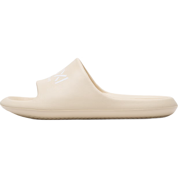 Puxi Banana Letter Print Trendy Slippers Non-slip EVA Material Couple Versatile Off-white 35-36