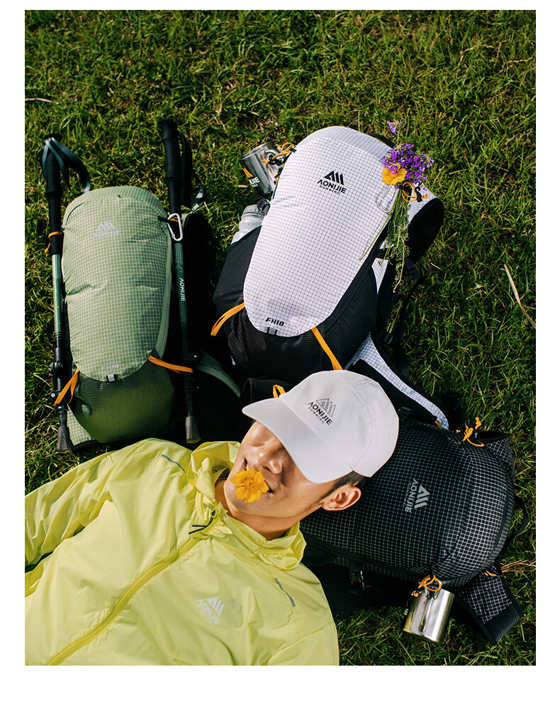 AONIJIE Lightweight Outdoor Hiking Backpack Large Capacity Professional Waterproof Travel Rucksack Unisex Shoulder Bag 9