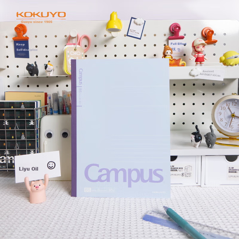 Тетрадь KOKUYO Campus Wireless Binding, классическая серия с точечной разметкой, B5, 40 листов, фиолетовый